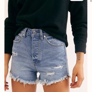 Free People High Waisted Shorts